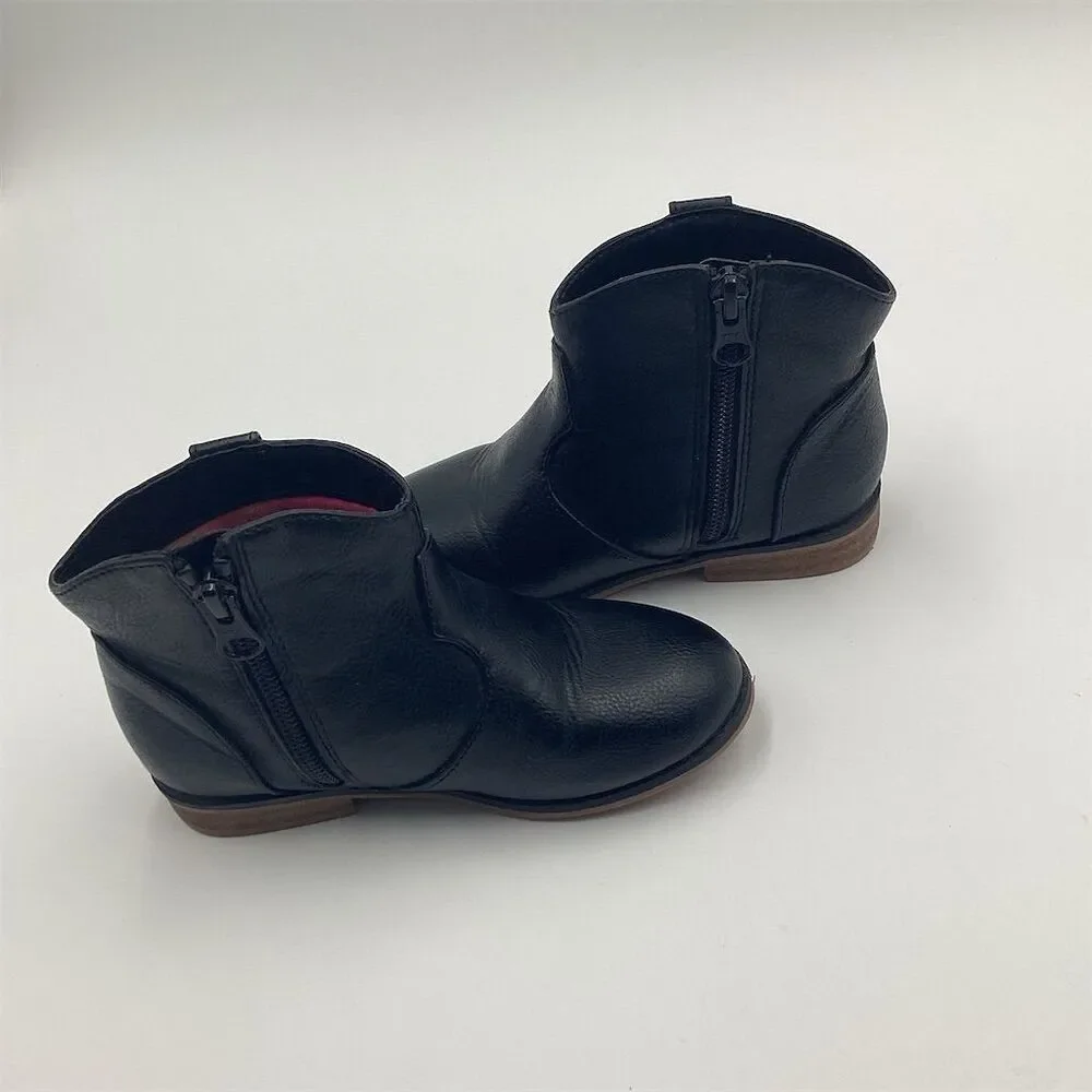 Cat & Jack Toddler Girls' Black Tiffy Ankle Booties Size‎ 10